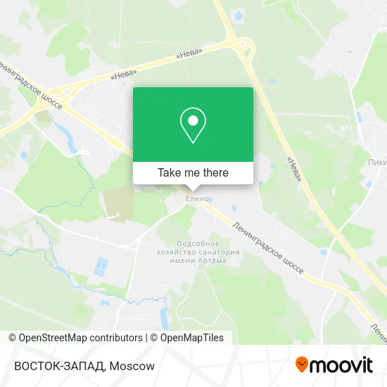 ВОСТОК-ЗАПАД map