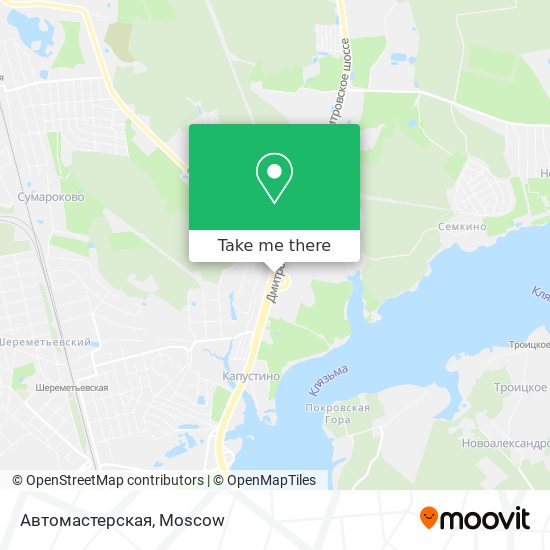 Автомастерская map