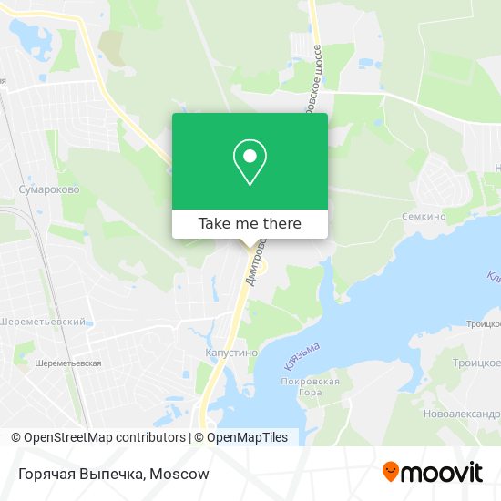 Горячая Выпечка map