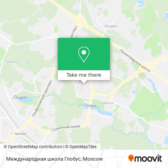 Международная школа Глобус map