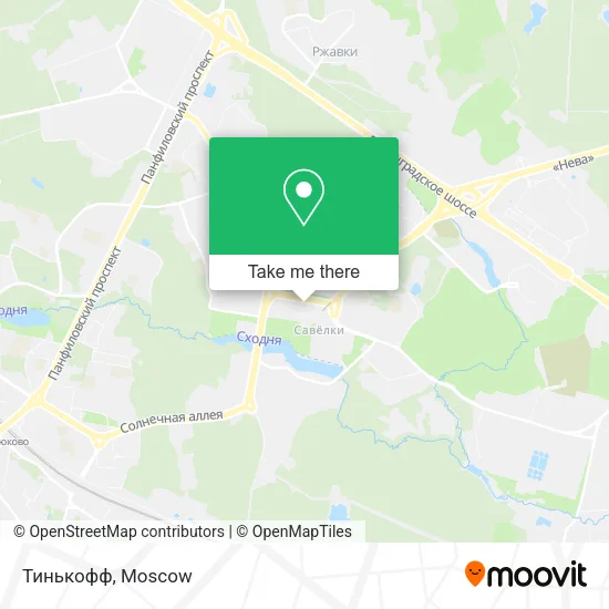 Тинькофф map