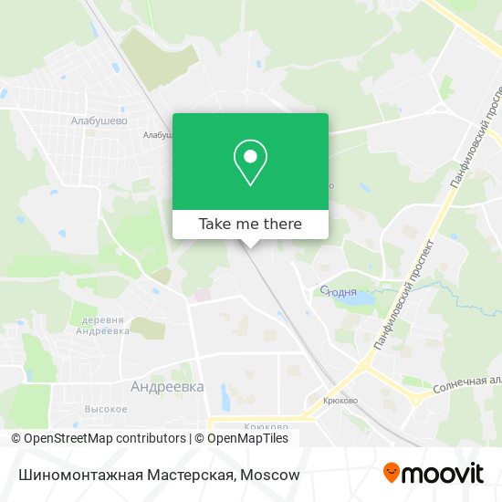 Шиномонтажная Мастерская map