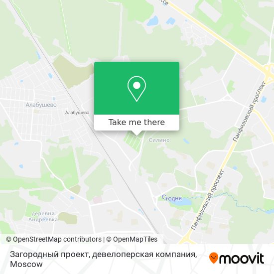 Загородный проект, девелоперская компания map