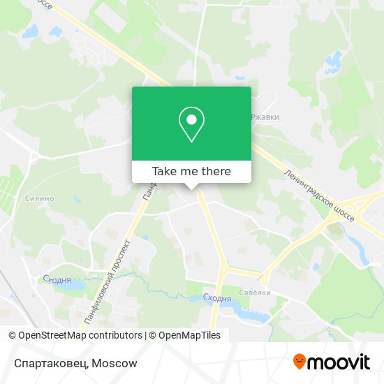 Спартаковец map