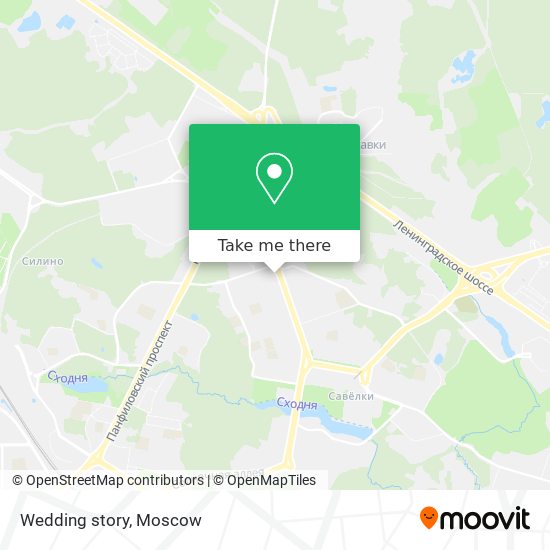 Wedding story map