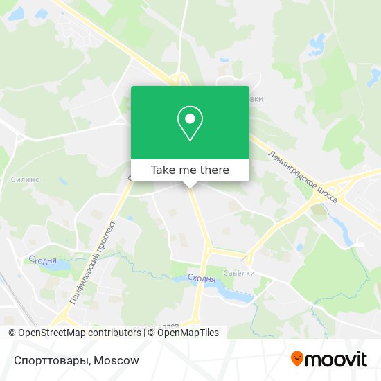 Спорттовары map