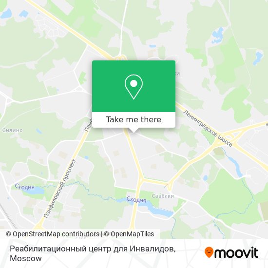 Реабилитационный центр для Инвалидов map