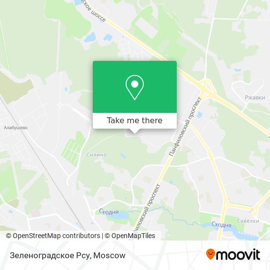 Зеленоградское Рсу map