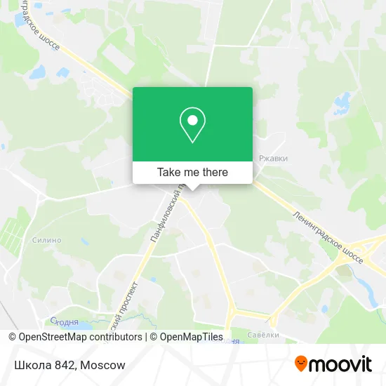 Школа 842 map