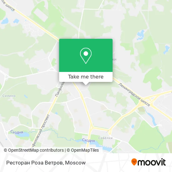 Ресторан Роза Ветров map