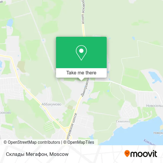 Склады Мегафон map