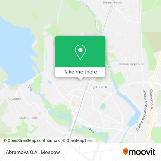Abramova O.A. map