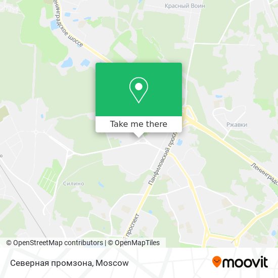 Северная промзона map