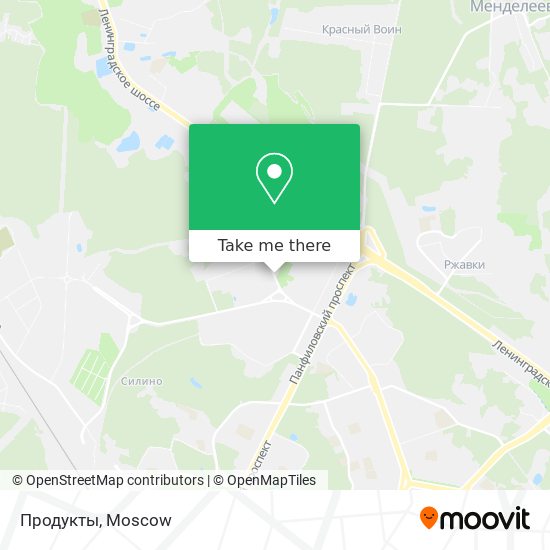 Продукты map