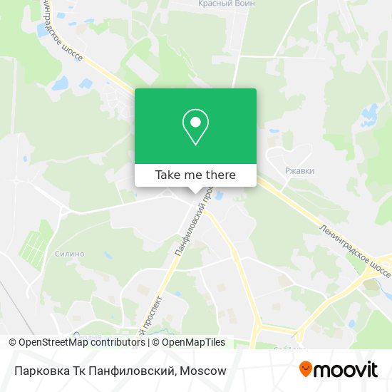 Парковка Тк Панфиловский map