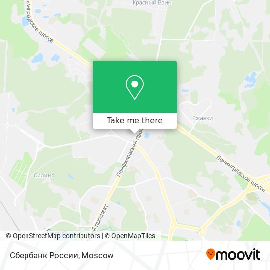 Сбербанк России map