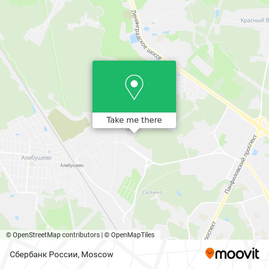 Сбербанк России map