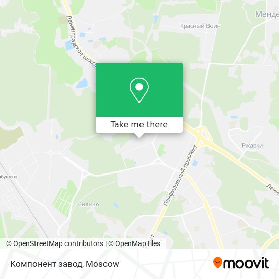 Компонент завод map