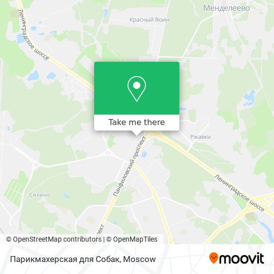 Парикмахерская для Собак map