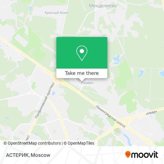АСТЕРИК map