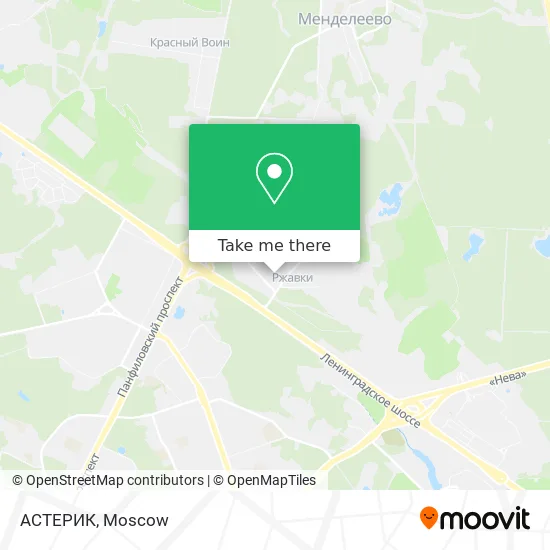 АСТЕРИК map