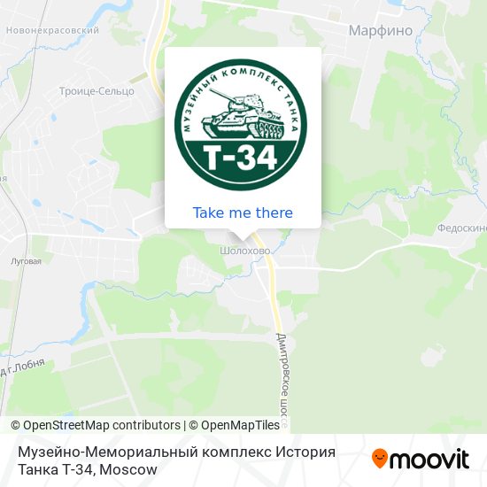 Музейно-Мемориальный комплекс История Танка Т-34 map