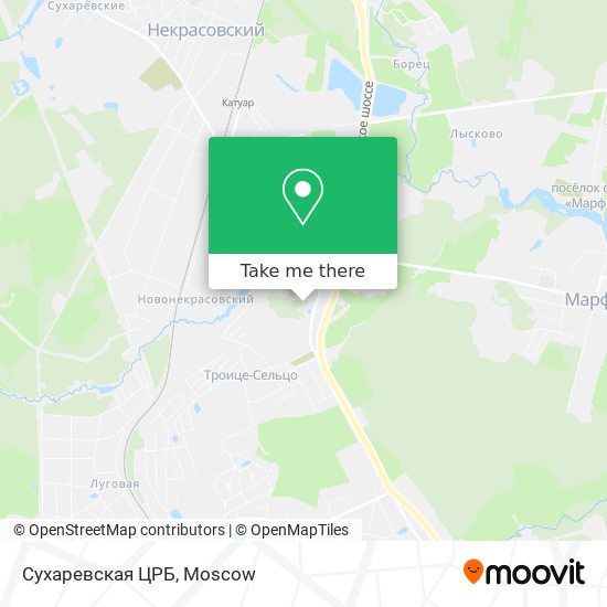 Сухаревская ЦРБ map