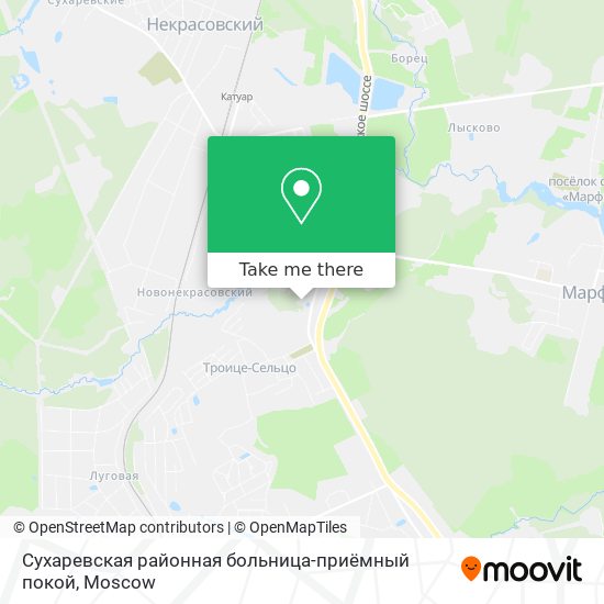 Сухаревская районная больница-приёмный покой map