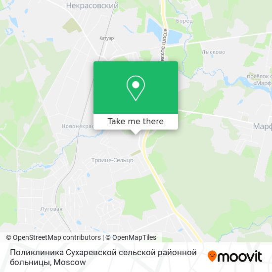 Поликлиника Сухаревской сельской районной больницы map