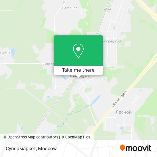 Супермаркет map