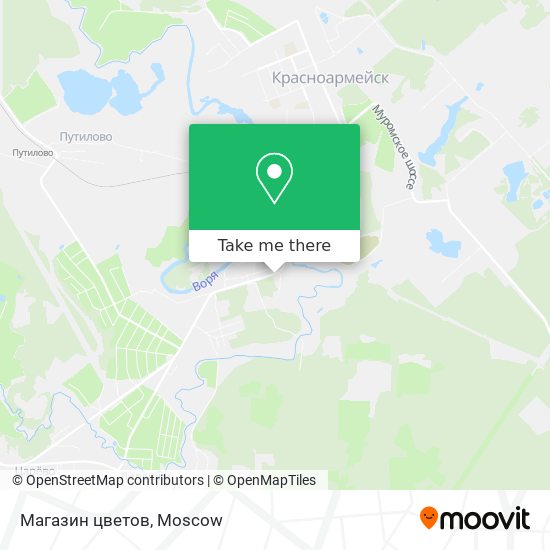 Магазин цветов map