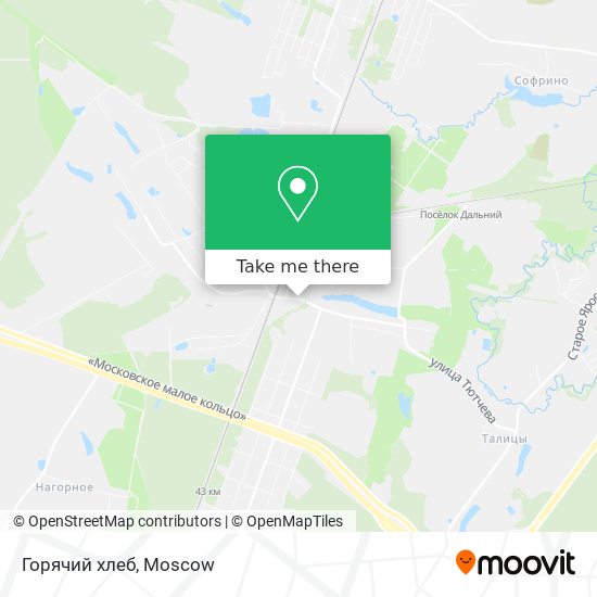 Горячий хлеб map