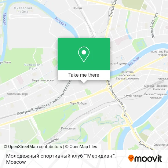 Молодежный спортивный клуб ""Меридиан"" map