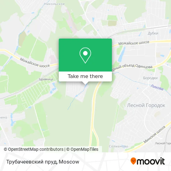 Трубачеевский пруд map