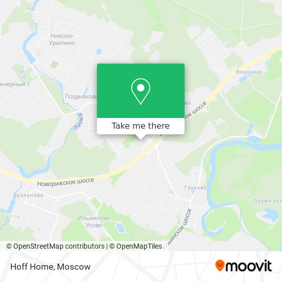 Hoff Home map