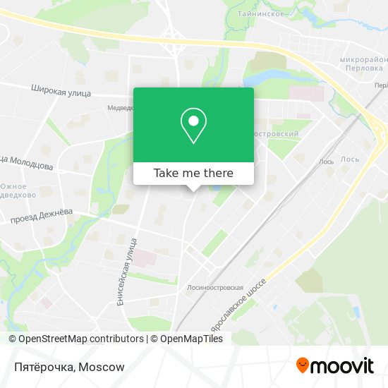 Пятёрочка map