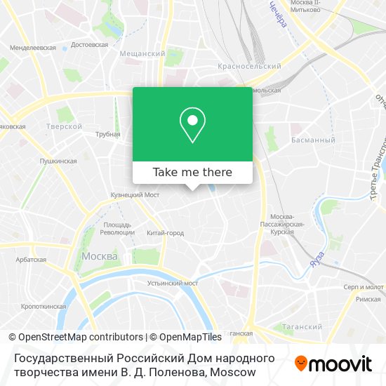 Государственный Российский Дом народного творчества имени В. Д. Поленова map