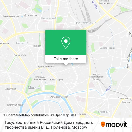 Государственный Российский Дом народного творчества имени В. Д. Поленова map