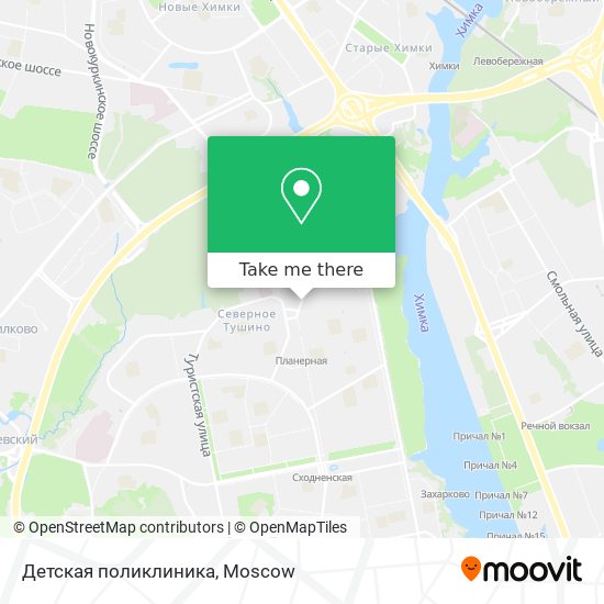 Детская поликлиника map