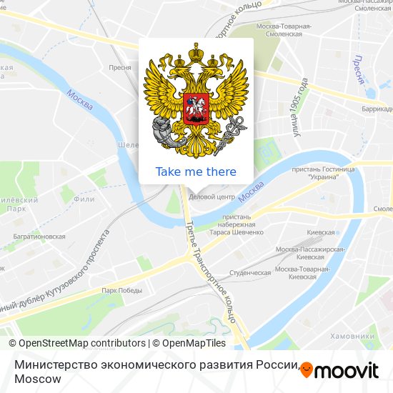 Министерство экономического развития России map
