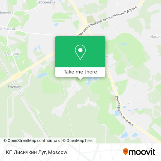 КП Лисичкин Луг map