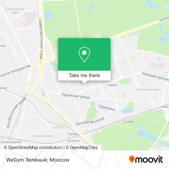 WeGym Зелёный map