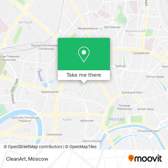 CleanArt map