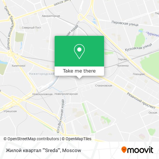Жилой квартал ""Sreda"" map