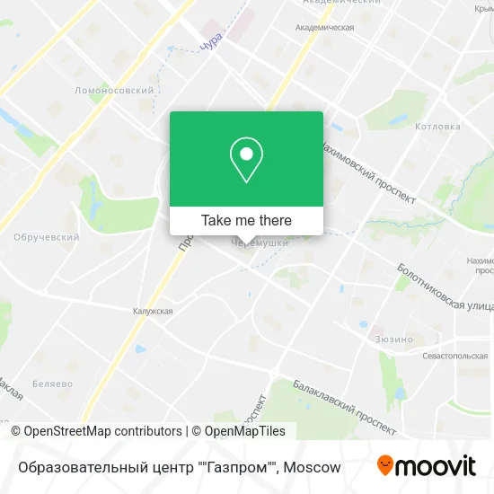Образовательный центр ""Газпром"" map