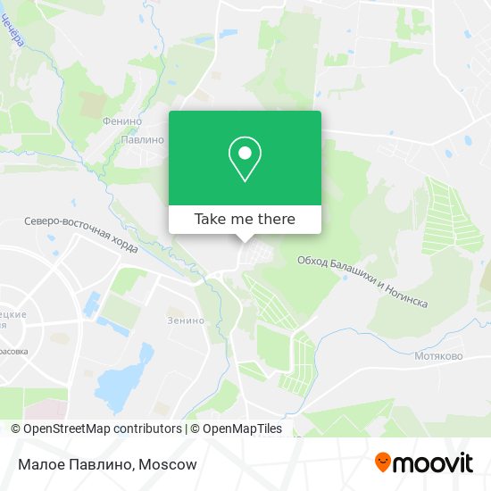 Малое Павлино map