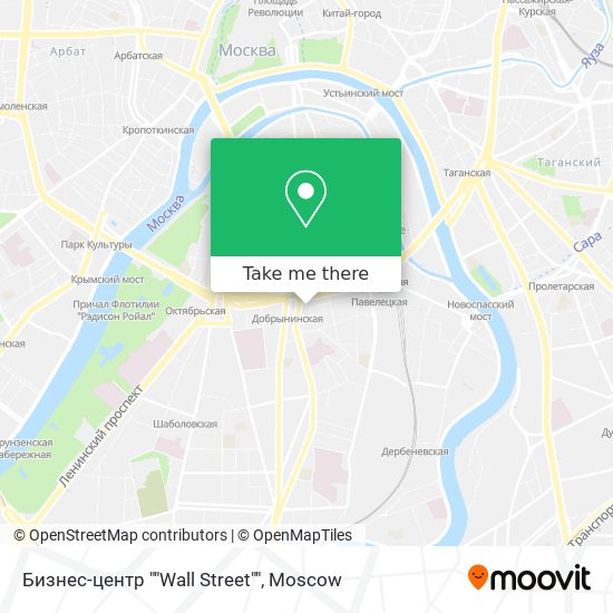 Бизнес-центр ""Wall Street"" map