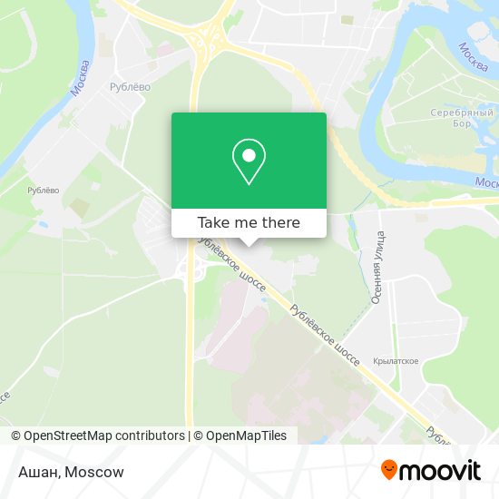 Ашан map