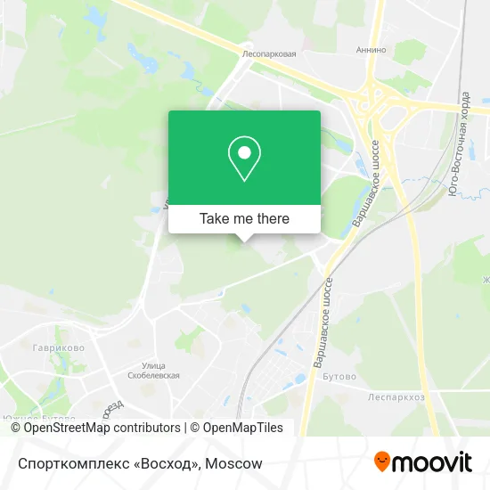 Спорткомплекс «Восход» map
