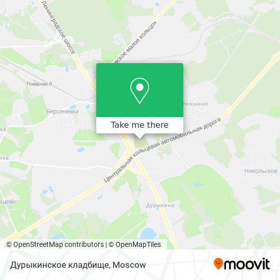 Дурыкинское кладбище map